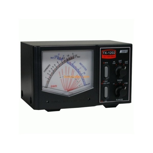 Nissei TX-1202 Wattmeter, gekreuzte Nadeln, 1,6/1300 MHz, 200 W