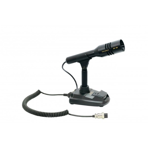 Yaesu M-70 - Microphone de bureau adapté aux deux appareils avec connecteur 8 pôles et prise RJ45