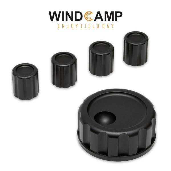 Windcamp KX3 Knobs - Set 5 manopole in alluminio per Elecraft KX3 QRP