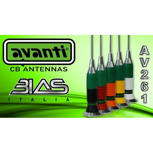 AVANTI AV261 - Antenne CB 1,5kw 196 cm. + Câble AVSPECIAL de MESSI & PAOLONI