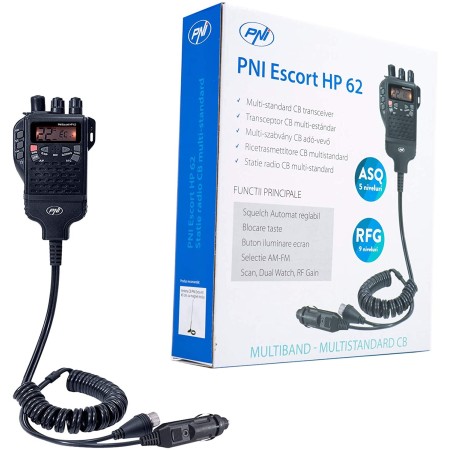 PNI Escort HP 62 tragbares CB-Radio, Multistandard, 4 W, 12 V, AM-FM