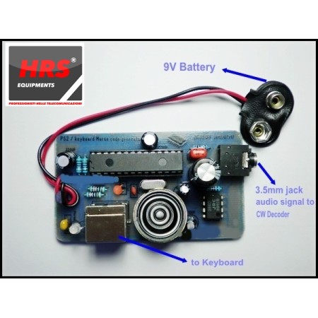 CW-Leser-Decoder mit CW-Signalgenerator