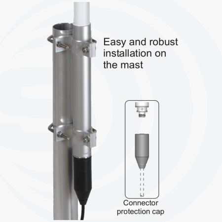 Sirio SPO-145 2M 2,15 dBi Serie – UKW-Tiefantenne 2m-HAM-Basis, Marineband, ORBCOMM M2M, ISM-169MHz