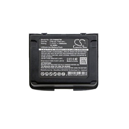 FNB80TW (FNB-80) Pacco batterie per Vertex e Yaesu VX-5 / VX-6 / VX-7 etc.