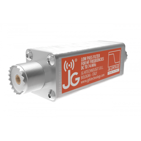 JG-LPF74-EC Low pass filter 0-74MHz coaxial 100W - Ideal for SDR transceivers