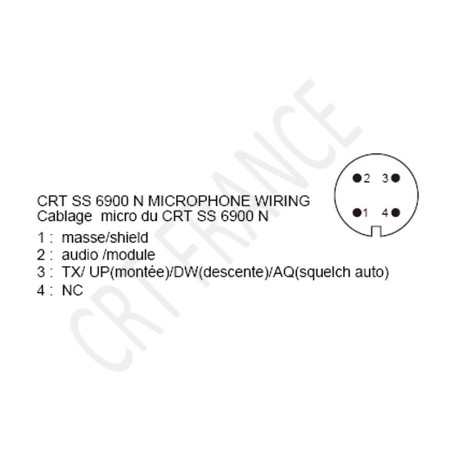 SS-6900N V6 CRT - Émetteur-récepteur CB AM/FM/SSB