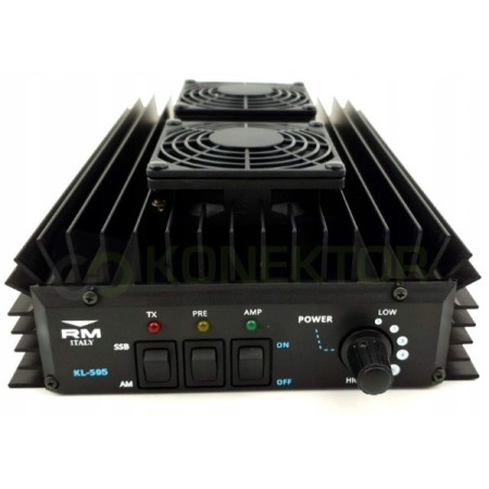 RM KL-505V BLACKAmplificateur HF de 300 watts avec double ventilateur à double vitesse