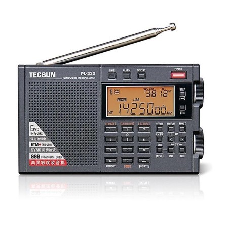 TECSUN PL-330 FV3306 Mini Portable Receiver SSB /FM/AM DSP ETM ATS MW SW World Band Radio Stereo