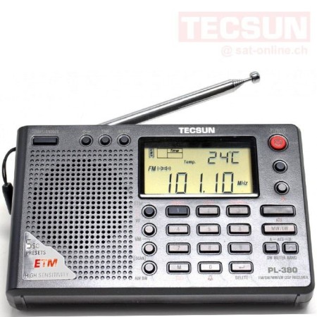 TECSUN PL-330 FV3306 Mini Portable Receiver SSB /FM/AM DSP ETM ATS MW SW World Band Radio Stereo