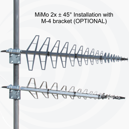 Antenne logarithmique Sirio 4G/LTE 698-2700 MHz