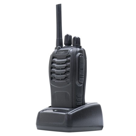 PNI PMR R40 Pro portable radio station, set with 2 pcs, 0.5W, programmable, 1200mAh batteries, chargers and headphones included