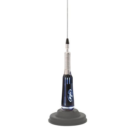 Antenne CB PNI LED 2000, 90 cm, avec base magnétique 145 mm, 26-28 MHz, 500 Watt, s'allume pendant la transmission