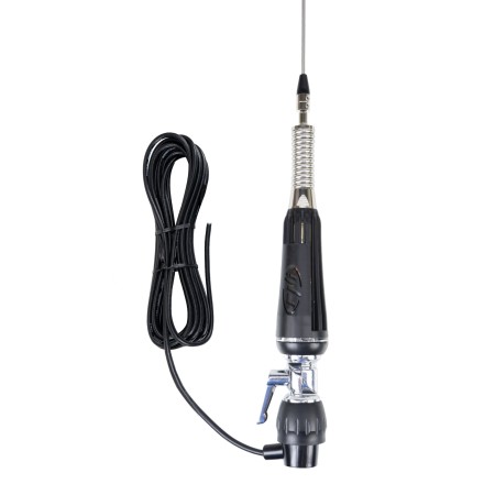 Antenna CB PNI LED 1500 con cavo e montaggio fisso 26-28 MHz, 500 Watt, si illumina durante la trasmissione