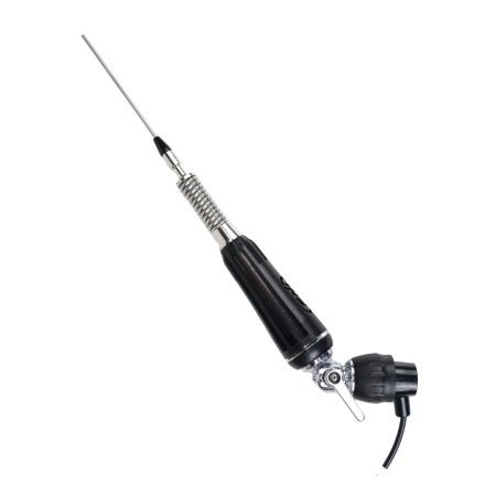 Antenna CB PNI LED 1500 con cavo e montaggio fisso 26-28 MHz, 500 Watt, si illumina durante la trasmissione