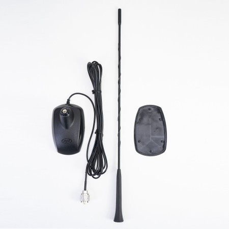 CB PNI Escort HP 9700 USB, ANC, ASQ-Radiosender, 12V/24V Netzteil, Antenne und Zigarettenanzünderbuchse inklusive