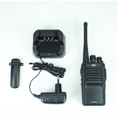 Station radio portable professionnelle PNI PMR R15 0,5 W, ASQ, TOT, moniteur, programmable, batterie 1200 mAh