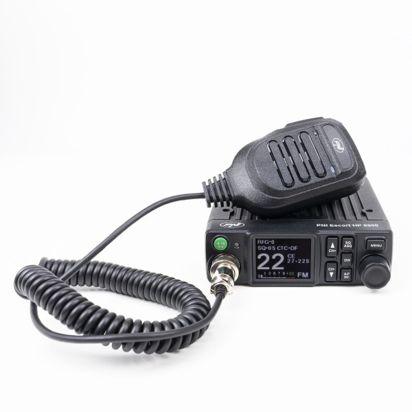 CB radio station PNI Escort HP 8900 ASQ, 12V/24V, RF Gain, Roger Beep, CTCSS-DCS, Dual Watch AM/FM