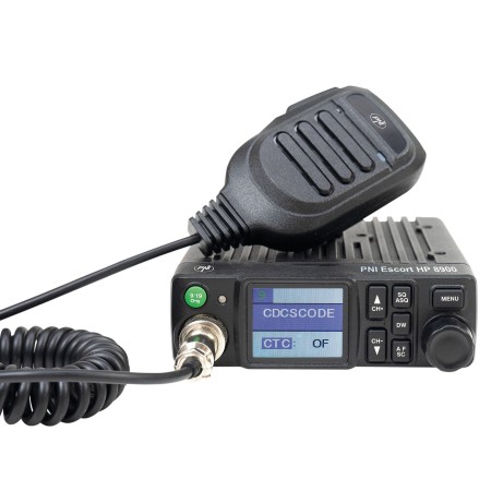 CB-Radiosender PNI Escort HP 8900 ASQ, 12 V/24 V, RF Gain, Roger Beep, CTCSS-DCS, Dual Watch AM/FM