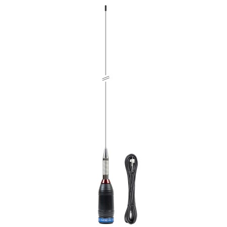 PNI ML200 CB antenna, length 200cm, 26-28MHz, 1000W with 4 meter RG58 cable included