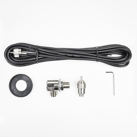 PNI ML200 CB antenna, length 200cm, 26-28MHz, 1000W with 4 meter RG58 cable included