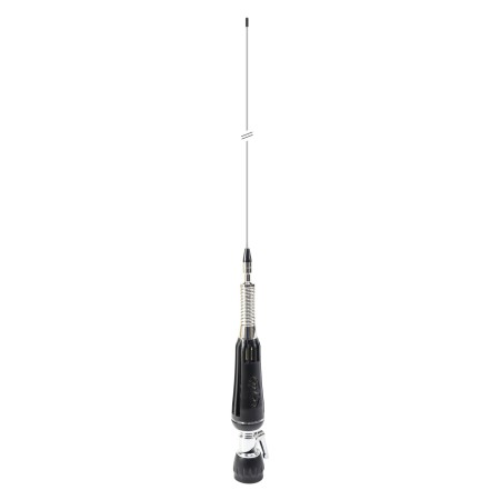 Antenna pieghevole CB PNI LED 1000, lunga 100 cm, con cavo e attacco a farfalla fisso