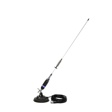 Antenna CB PNI S75 con farfalla, 26-28MHz, lunghezza del picco 54 cm, magnete 125mm incluso