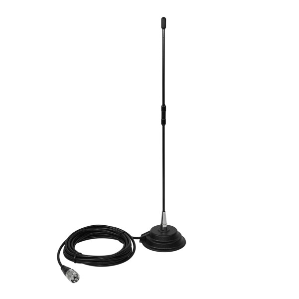 Antenna CB PNI Extra 40, con magnete incluso, lunghezza 45 cm, 30 W, 26-30 MHz, SWR 1.0, fibra di vetro