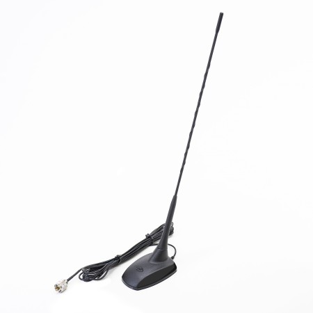 Antenna CB PNI Extra 48, con magnete incluso, 45 cm, 26-30MHz, 150W, SWR 1.0, fibra di vetro