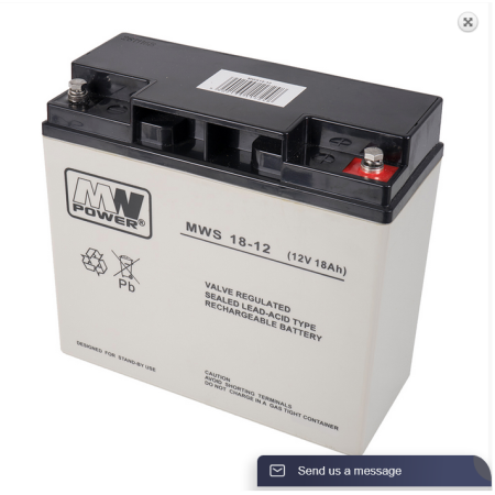 Gelbatterie MW 18-12S 12V / 18Ah