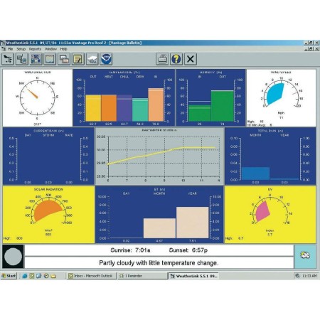 Davis Instruments Software DATALOGGER Lien météo USB