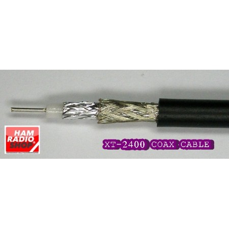 CÂBLE COAXIAL À FAIBLE PERTE XT-2400 DOUBLE SCRATCH 2,4 GHZ par mètre