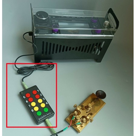 Externe Tastatur mit CW-Taste für Icom IC 705