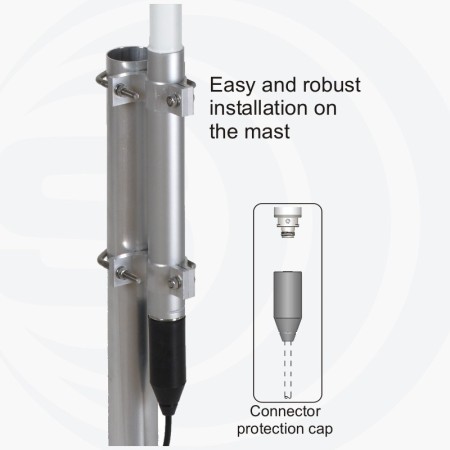 Sirio SPO-380-5 Professionelle omnidirektionale Kollinearantenne 5DB 380-420 MHz