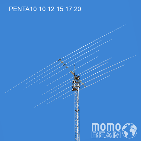 MomoBeam PENTA 10, directive bande 10/12/15/17/20 mètres.