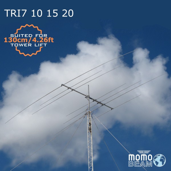 MomoBeam TRI 7 101520 Antenne directive bande 10/15/20 mètres