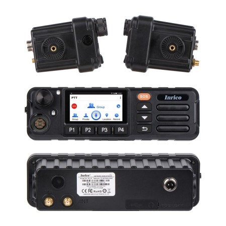 Émetteur-récepteur de véhicule Inrico TM-7PLUS PoC Radio LTE Zello, Echolink, DMR DroidStar