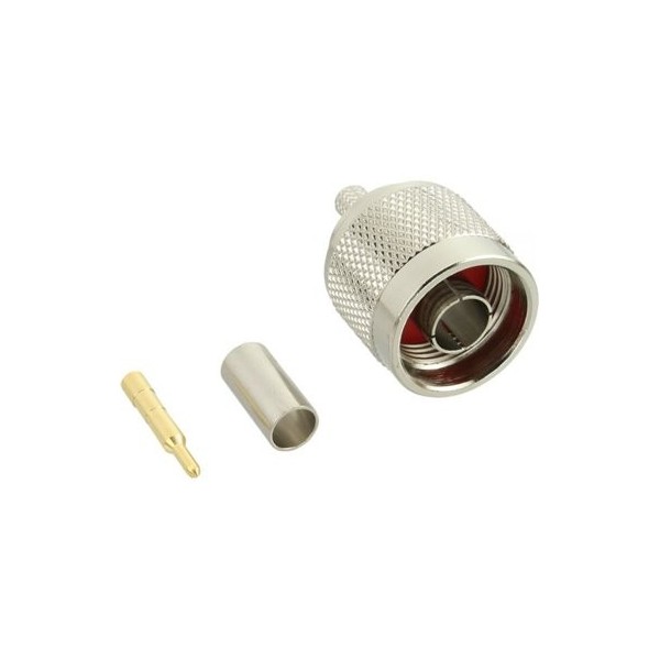 CONNETTORE N A CRIMPARE per RG-58, Airborne 5 e simili 5mm