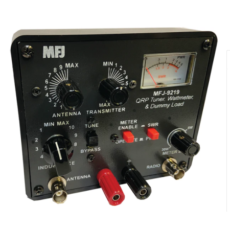 MFJ-9219 QRP antenna tuner with ros/wattmeter and internal dummy load