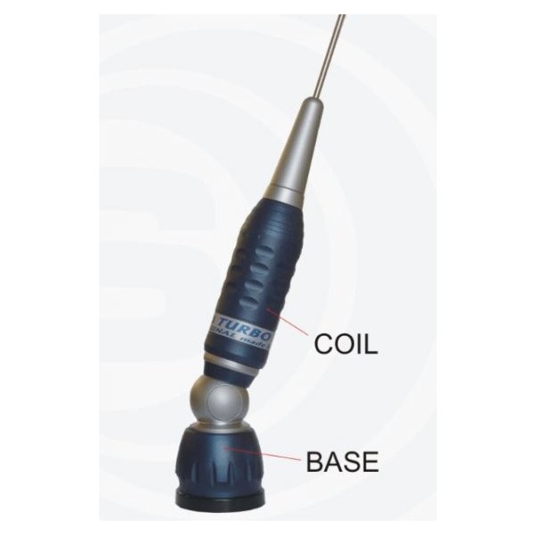 Sirio TURBO 2000 Blue line, antenna veicolare C.B. con cavo rg-58