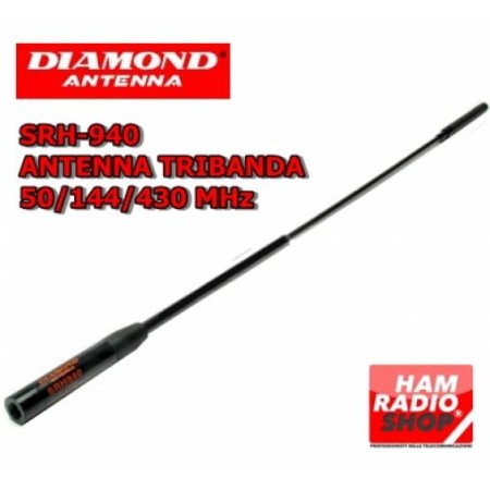 DIAMOND SRH-940 Antenne portable tri-bande 50-144-430 MHz