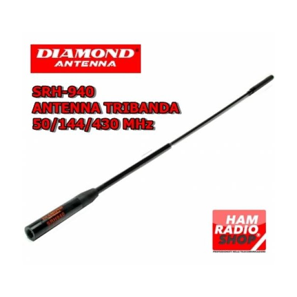 DIAMOND SRH-940 Antenne portable tri-bande 50-144-430 MHz