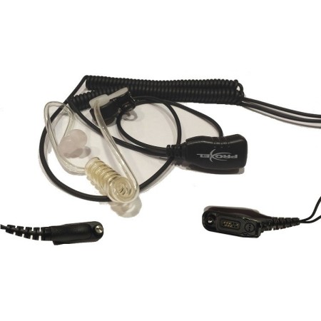 PJD-2003-DMR Micro-Auricolare Spiralato con tubo acustico per Motorola DP-3400/3600/4401/4601/4801 XPR 6300/650