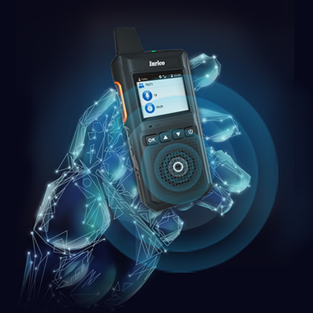 Inrico T710A PoC 4G LTE tragbares Radio mit Display