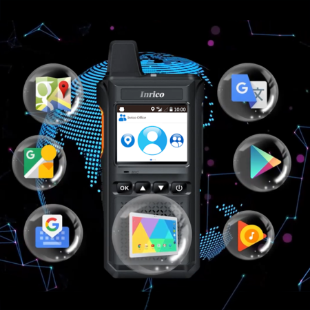 Inrico T710A PoC Radio portatile  4G LTE con dispay