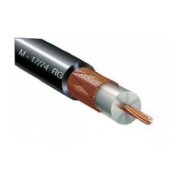 RG-11 U MIL Coaxial cable 75 OHM for Radio Frequency - 100 meter reel