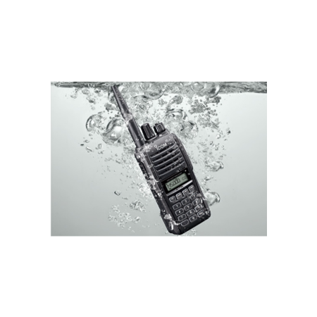 Icom IC-T10 VHF/UHF-Dualband-Analog-Transceiver, mit Tastatur, Display und VOX-Funktion