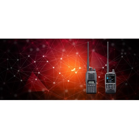 Icom IC-T10 VHF/UHF-Dualband-Analog-Transceiver, mit Tastatur, Display und VOX-Funktion