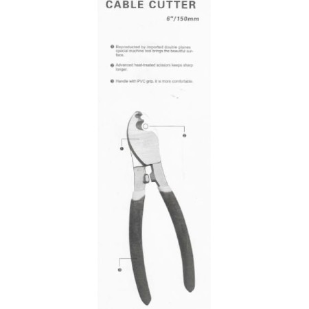 Cutter for coaxial and non-wire cables