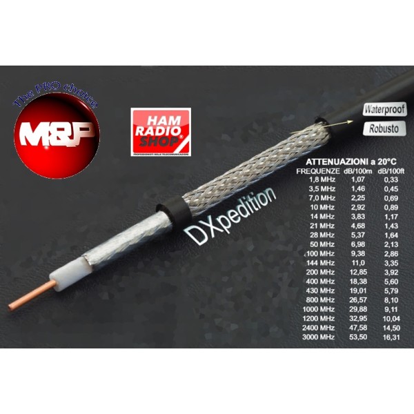 AIRBORNE 5 Messi & Paoloni - Low loss coaxial cable - Per meter