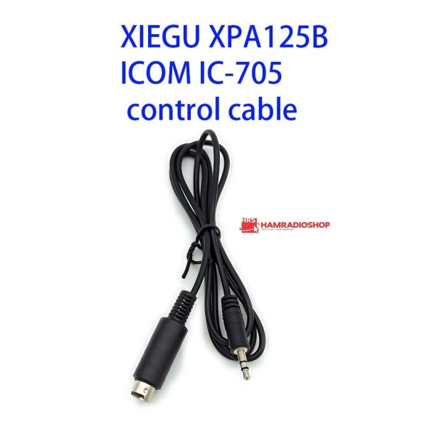 FO125IC - CAT Control and PTT Cable for Icom IC-705 with Xiegu XPA125B amplifier